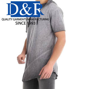 <b>Men's</b> Slim Fit Solid Denim Cotton <b>Short</b> <b>Sleeve</b> Pullover <b>Hoodie</b> Casual Sport Top for Autumn Season - Product Image 4