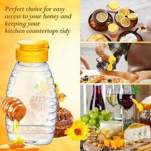 Hot Selling Newest Honey <b>Bottle</b> <b>Squeeze</b>, Plastic <b>Bottle</b> for Honey 250ML 500ML Dispenser <b>Bottle</b> - Product Image 4