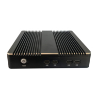 2025 Inter Smart Fanless IPC7000A Industrial Computer Supports Intel 3rd Gen CPUs MSATA Disks VGA+HDMI 1080P 8USB