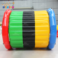 Winsun Rouleau Gonflable Géant pour Activités de Groupe - Matériau PVC Ignifuge et Imperméable, Installation Facile, Taille Personnalisable, Certifié CE
