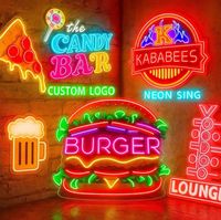 Enseigne néon personnalisée, logo pizza, enseigne LED personnalisée, lumière néon pizza, décoration murale pour devanture de magasin, enseigne néon pour restaurant, bar, café, entreprise