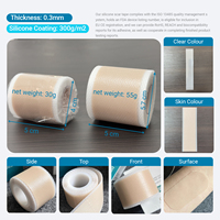 Rouleau de ruban adhésif cicatrisant en silicone de qualité médicale avancée, imperméable et réutilisable, gel cicatrisant en silicone pour cicatrices chirurgicales, brûlures et chéloïdes