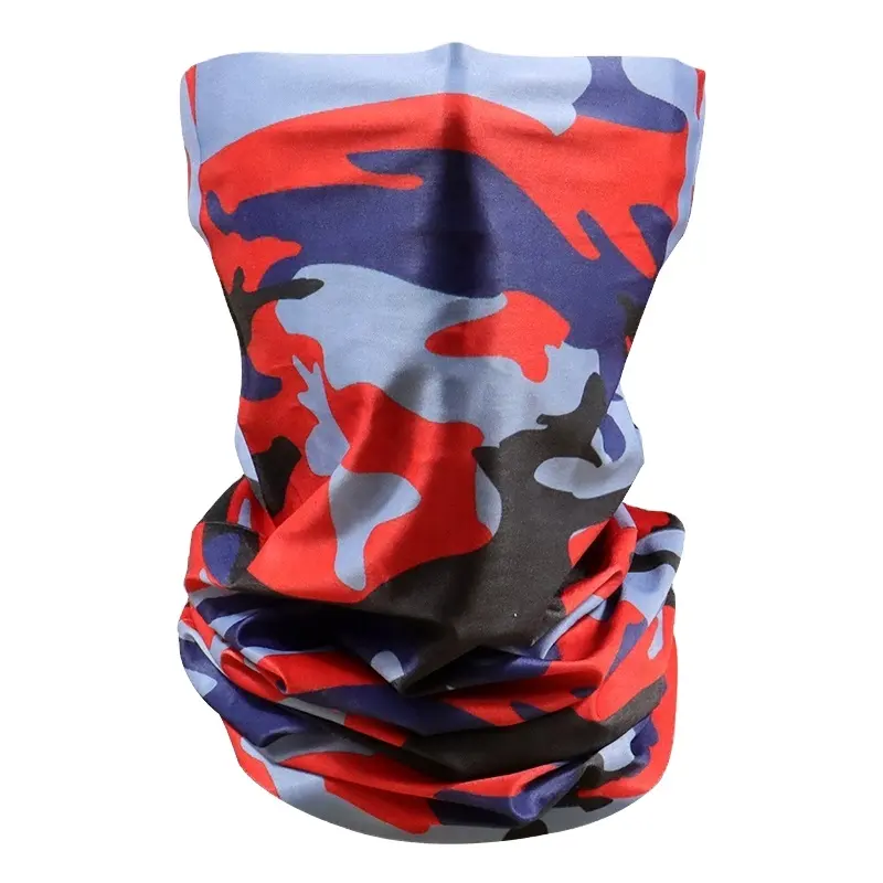 Upf50 + Soft Suff Melk Zijde Custom Print Sublimatie Naadloze Nek Gaiter Bandana Unisex Warme Zon-Proof Gezicht Sjaal Volwassen Outdoor