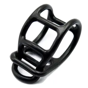 Deson Bicycle voiture lumière LED attache anneau de fixation ovale conduite enregistreur anti-poussière bague d'étanchéité bande de <span class=keywords><strong>caoutchouc</strong></span> élastique silicone <span class=keywords><strong>sangle</strong></span> - Product Image 1