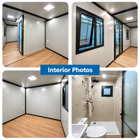 Maison préfabriquée extensible à double aile de 20 pieds, imperméable, pour dortoir