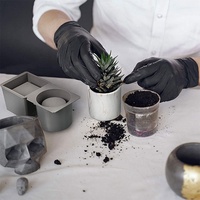 Moule en Silicone OEM ODM Forme Hexagonale Ronde Carrée pour Plantes Succulentes Bricolage, Moule de Jardinière en Béton, Moules à Pots de Fleurs en Silicone