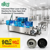 Machine de codage laser à fibre industrielle pour la production continue d'aluminium à ouverture facile et la traçabilité des produits