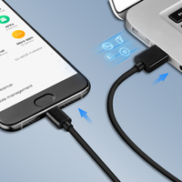 Cable de datos de alta velocidad de carga rápida de alta calidad 1m 2M 5A Tipo-C para impresora Samsung Huawei P50 Compatible