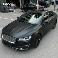 Film de protection de peinture automobile TPU noir mat 7,5 mil, auto-réparant, garantie 10 ans, TPH Satin PPF, vente en gros