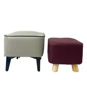 छोटा स्टूल ठोस लकड़ी घरेलू छोटी कुर्सी फैशन जूता स्टूल गोल स्टूल अनुकूलित लोगो लिविंग रूम फर्नीचर