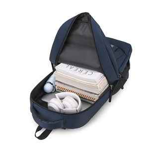 Men's <b>Backpack</b> Oxford Cloth 20-35L Waterproof Business Travel Laptop Bag Gray <b>Black</b> Blue Purple Solid Color Detachable Straps - Product Image 5