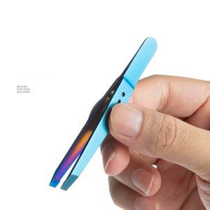 <span class=keywords><strong>Pinza</strong></span> de <span class=keywords><strong>Cejas</strong></span> de Alta Precisión, Grande, en Forma de V, Sin Función Magnética, para Depilar y Recortar las <span class=keywords><strong>Cejas</strong></span>, Pinzas Pequeñas - Product Image 4