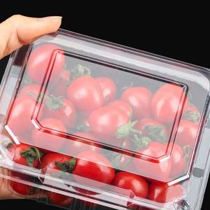 Çilek karpuz meyve salata sandviç Hamburger bebek maması temizle kapaklı gıda sınıfı PET çevre dostu özelleştirilebilir - Product Image 4