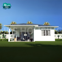 Maisons modulaires préfabriquées modernes à toit en pente, 1 chambre, matériaux écologiques, design de luxe pour une vie confortable, préfabriquées de haute qualité