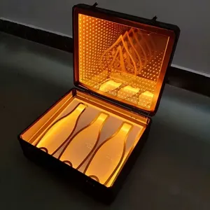 Bar personalizado de fábrica LED caja de vino que cambia de Color champán presentador Botella Servicio caja de presentación para club nocturno - Product Image 2