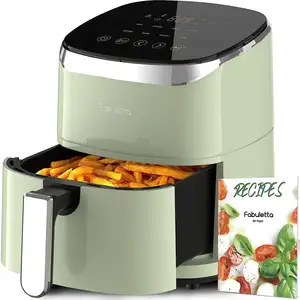 Air Fryer Fabuletta 9 Customizable Smart Cooking Programs Compact 4QT Air Fryers Fit For 2-4 People