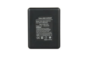 Chargeur double batterie à charge rapide avec câble <span class=keywords><strong>micro</strong></span> <span class=keywords><strong>USB</strong></span> pour GoPro HERO 9 10 11 12 Black Accessoires pour caméra d'<span class=keywords><strong>action</strong></span> - Product Image 5