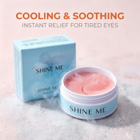 ODM OEM Patchs Hydrogel pour les Yeux à la Niacinamide et à la Caféine, Masques Contour des Yeux au Collagène pour Éclaircir les Cernes