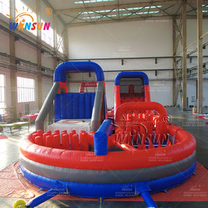 WINSUN Jeux sportifs gonflables pour enfants, grand parcours d'obstacles gonflable en PVC - Product Image 4