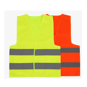 Riflettente 2XL 3XL Outdoor Traspirante DI Sicurezza di EMERGENZA Della Maglia rosso di sicurezza giacca - Product Image 1