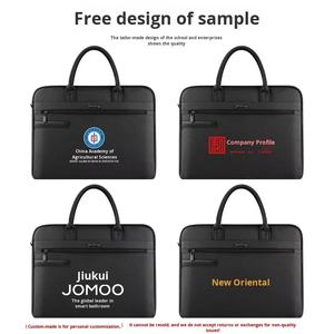 حقيبة مستندات أنيقة مخصصة للأعمال بحجم A4، حقيبة لابتوب سميكة، حقيبة يد مقاومة للماء ذات سعة كبيرة - Product Image 3