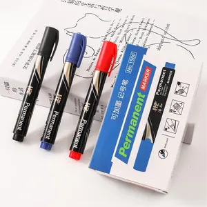 大容量可再填充墨水油性记号笔专用防水快干黑色红蓝大头记号笔