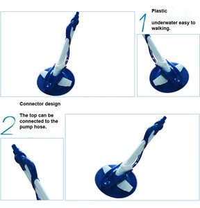 Nettoyeur de <span class=keywords><strong>piscine</strong></span> semi-automatique, facile à assembler, puissante aspiration, <span class=keywords><strong>balayeuse</strong></span> avec tuyau de 12m - Product Image 2