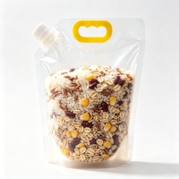 Pochettes en plastique avec bec verseur, personnalisables, pour l'emballage de liquides (riz, jus, cola, vin et autres boissons)