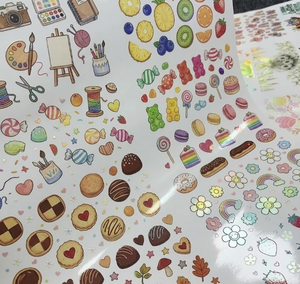 Pegatinas de Transferencia UV Personalizadas Premium de Alta Adhesión para Vasos Delgados de 20 oz, Diseño de Dibujos Animados en Goma/Metal/Vidrio - Product Image 2