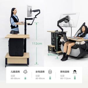 Escritorio Profesional para Gamers con Altura Ajustable y Soporte para Monitor, para Esports y Streaming - Product Image 4