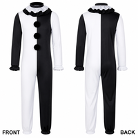 Disfraz de Payaso Terrorífico con Logotipo Personalizado, Traje de Cosplay para Actuaciones en Escenario para Adultos, OEM, ODM, Marca Privada, Halloween