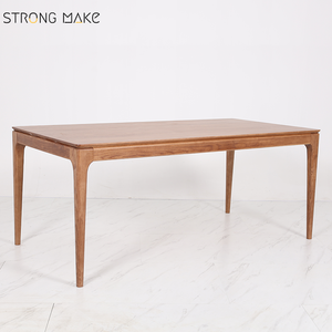 <span class=keywords><strong>Tavolo</strong></span> da Pranzo Nordico Rettangolare per <span class=keywords><strong>Cucina</strong></span> Tradizionale <span class=keywords><strong>Marrone</strong></span> Minimalista Lussuoso Moderno in Legno per 4-6 Persone - Product Image 4