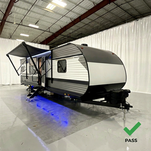 Caravan Camper 4x4 Stainless Steel Travel Trailer Lightweight Waterproof Family <b>Camping</b> RV Slide-Out Stainless Steel 304 <b>Kitchen</b> - Product Image 1