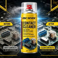 Nettoyant électronique en spray 400 ml, sans résidus, séchage rapide pour réparation de cartes PCB, nettoyage des connecteurs, bornes et interrupteurs