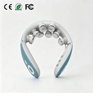 Cordless Cervical Neck Massager, 8 Heads with Heat Therapy, 12 Modes for Home & Office, Custom Logo Available - Product Image 4