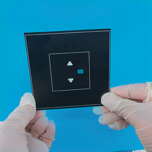 Factory <strong>Supplier</strong> Custom <strong>Wall</strong> <strong>Switch</strong> Panel Smart Home Tempered Glass Touch <strong>Switch</strong> for Bathroom Flat Pattern Solar Usage - Product Image 5