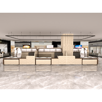 Présentoir Led Moderne Bijoux Diamants Vitrine Magasin de Luxe Présentoir à Bijoux pour Marque