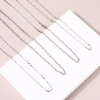 Bijoux fins colliers 2025 mince en argent Sterling 925 corde chaîne trombone croix Figaro serpent chaînes en argent Sterling colliers