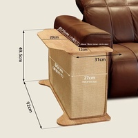 Arbre à chat d'angle avec poteau à gratter en sisal, niche confortable, design peu encombrant pour chats d'appartement