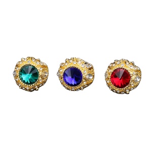 YWMT 2019 Wholesale Exaggerated Royal Zircon Gemstone <strong>Ring</strong> <strong>Arabic</strong> Gold <strong>Ring</strong> for Men - Product Image 1