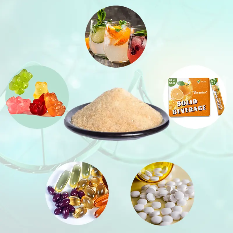 Food Additives Food Grade Gelatin Capsules Freezing Force 150-260