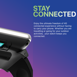 Màn hình lớn 2.86 inch hiển thị pin 2700mAh mạng nhanh 4G 1 + 16G khe cắm thẻ Sim IP67 Camera chống nước trả lời cuộc gọi 1 + 16G thông minh - Product Image 4