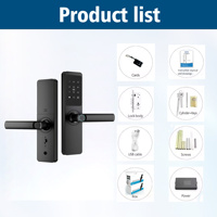Sinon Wifi télécommande longue durée de vie de la batterie Serrure intelligente de porte Serrure intelligente Serrure de porte intelligente
