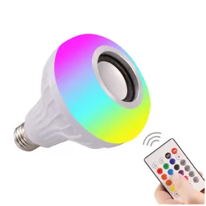 Spot RGB dimming e di colore che cambia lampadina led altoparlante altoparlante intelligente HA PORTATO LA musica lampadina