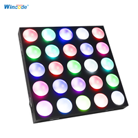 25pcs 10W led rgb couleur tv matrice faisceau lumière de scène matrice 5x5 4-en-1 25 yeux LED lavage matrice Blinderfor scène fête dj