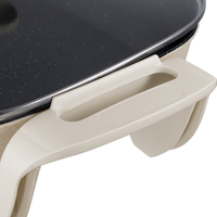 RAF 1200W marmite électrique 5L antiadhésive multicuiseur pour Ramen Steak riz flocons d'avoine Seefood soupe rapide poêle ragoût