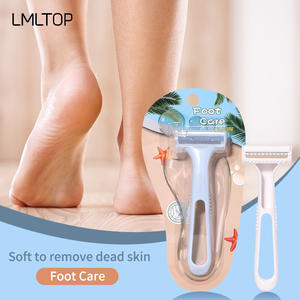 LMLTOP Foot <b>Callus</b> <b>Remover</b> SY361 Plastic Pedicure Rake For Dead Skin Removal Blue White - Product Image 5
