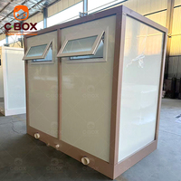Cbox Installation rapide Salles de bains extérieures préfabriquées Salle de douche portable mobile Toilettes préfabriquées