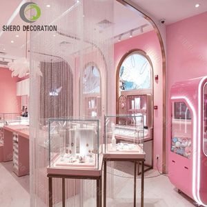 Conception d'intérieur de bijouterie, service de rénovation de bijouterie commerciale sur mesure, décoration moderne de bijouterie - Product Image 2