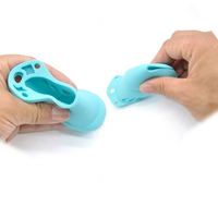 Castidad masculina de silicona Cerraduras Pene Cage Consolador para hombres Dick Lock Sex Toy Consolador de plástico jaula bloqueable